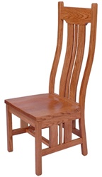 Cherry Colonial Dining Room Chair, Without Arms