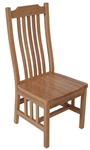 Cherry Mission Dining Room Chair, With Arms