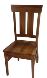 Mixed Wood Monaco Dining Room Chair, With Arms