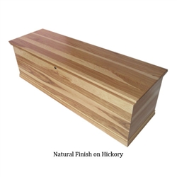 Medium Hickory Blanket Chest, 42" x 18" x 18"