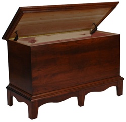 Small Cherry Dowry Chest, 36" x 16" x 18"