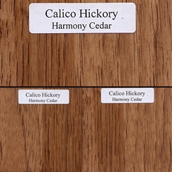 Calico Hickory Wood Samples