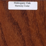 Mahogany Oak Wood Sample