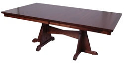 110" x 42" Hickory Colonial Dining Room Table