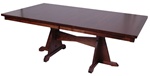 110" x 42" Walnut Colonial Dining Room Table
