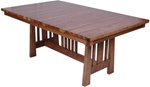 50" x 42" Cherry Eastern Dining Room Table