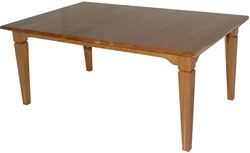 50" x 32" Quarter Sawn Oak Harvest Dining Room Table