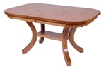 100" x 46" Hickory Montrose Dining Room Table