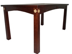 50" x 32" Cherry Shaker Dining Room Table