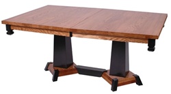 110" x 46" Oak Turin Dining Room Table