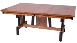 60" x 42" Hickory Zen Dining Room Table