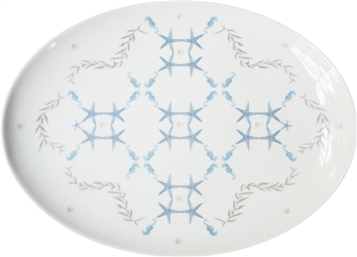 Starlight Large Porcelain Coupe Serving Platter