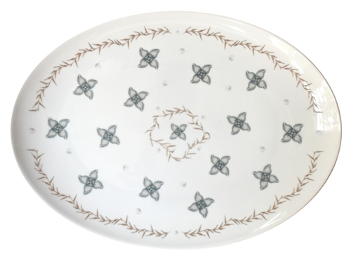 Garden Party Large Porcelain Coupe Serving Platter