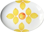 Citrus Large Porcelain Coupe Serving Platter