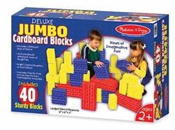 Deluxe Jumbo Cardboard Blocks - 40 Pieces