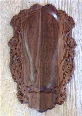 3D Carved European Mount Face Plate