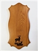 Medium Oak European / Carved Scene Wall Mount