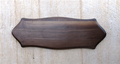 Black Walnut Single Gun Rack Panel 8x23