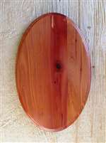 Cedar Oval - 9"x14"