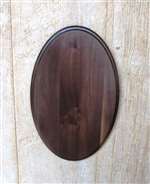 Black Walnut Oval - 10"x16"