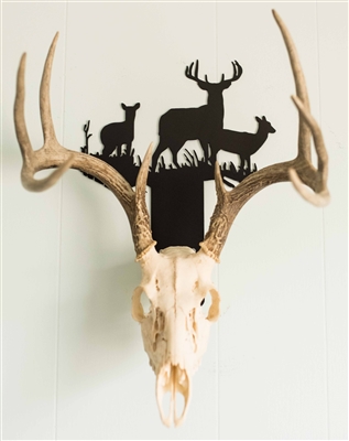 Scenic Deer Skull Hanger