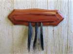 Turkey Beard Plaque for 10 - Cedar