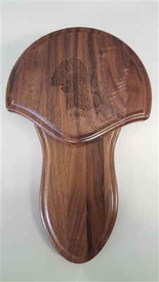 Black Walnut Fan Beard Mounting Kit with Laser Engraving - 02