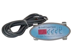 Gulf Coast Spas Small Oval Topside Control Pad for CS61