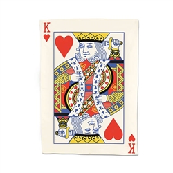 King of Hearts Tea Towel