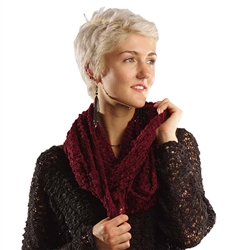 Crocheted Soul Warmer Infinity Scarf