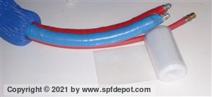 SPF Clear Plastic Hose Jacket