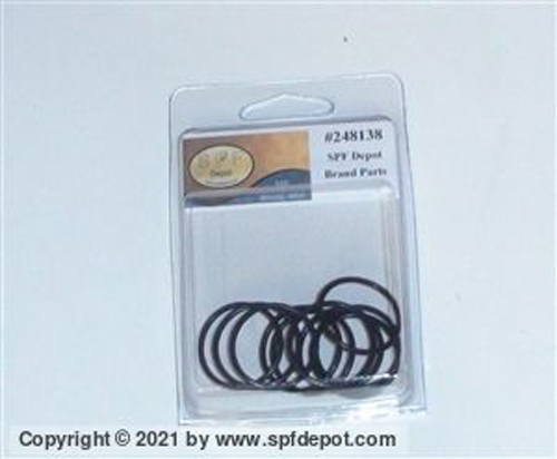 SPF 248138 Fluid Housing O-Ring 10 Pack for MP Guns