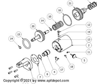 PMC PX7 Rear Cap O-Ring