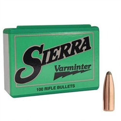 PALLE SIERRA CAL.224 50GR SEMI POINT VARMINTER  1320 (100pz)