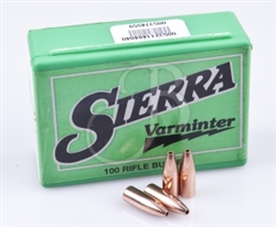 PALLE SIERRA CAL.257 87GR VARMINTER SPITZER 1610 (100pz)