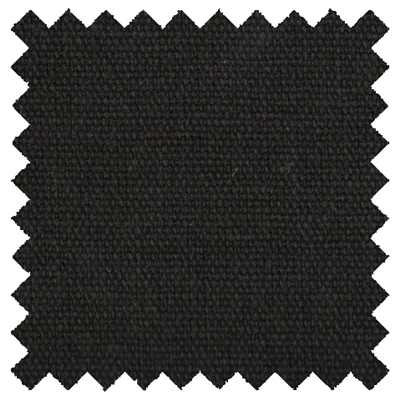 100% Hemp Canvas Fabric in Color Black