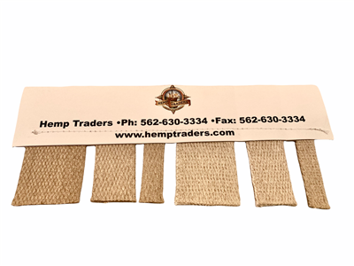 Hemp Webbing Samples