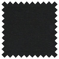 55% Hemp, 45% Cotton Jersey Fabric in Color Black