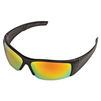 STIHL Black Wrap Glasses - Gold Mirror Lens