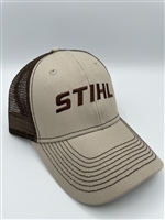 Tan & Brown Mesh Back STIHL Cap