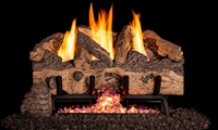 Real Fyre G10 Charred Gnarled Split Log Set