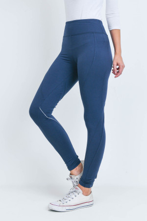 S10-12-3--L1032 NAVY LEGGINGS YOGA PANTS 2-2-2