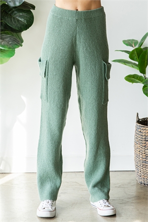 S9-12-1-P6583-SAGE SIDE POCKET KNIT PANTS 2-2-2