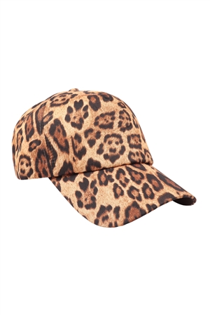 S23-2-3-HDT3340BR - LEOPARD PRINT FASHION CA P- BROWN/6PCS