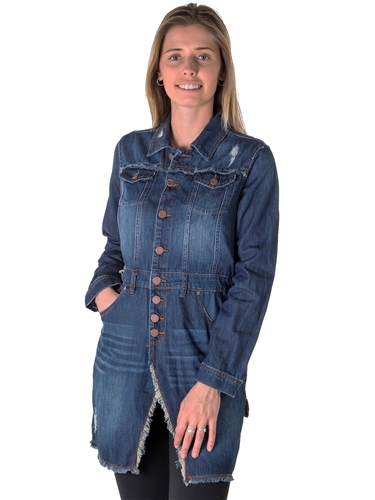 Ladies Denim Dress Jacket