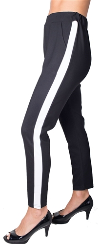 Ladies Side Stripe Pants