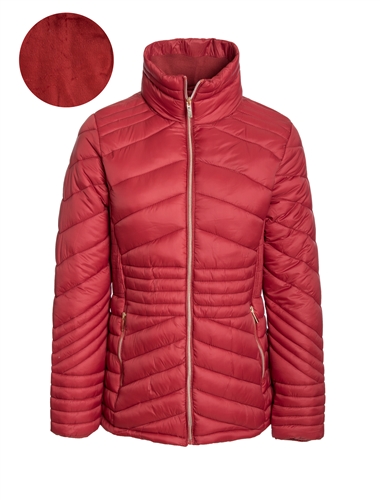 Women's High Collar Shape Forming Puffer Jacket