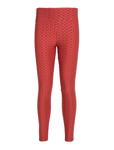 Women's Honeycomb Ruched Leggings with Pockets