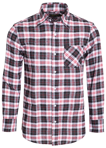 Men's Plaid Button Down Casual Long Sleeve