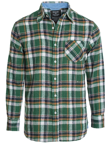 Men's Plaid Button Down Casual Long Sleeve